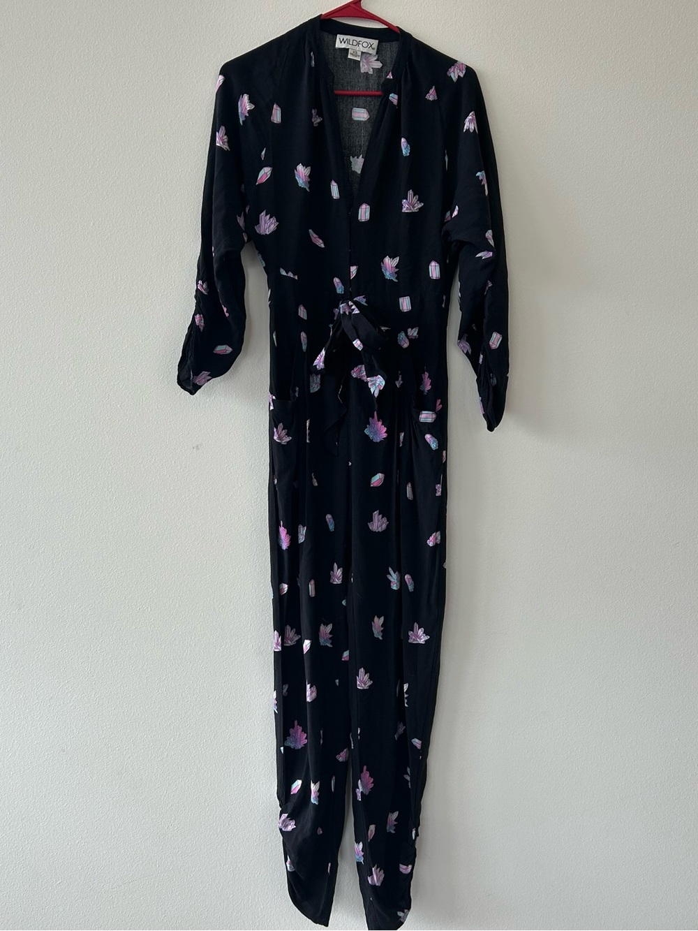 HTF!!! Wildfox Crystal Print Jumpsuit